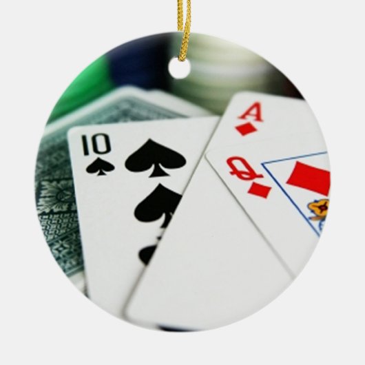 Poker Cards Keramikornament (Vorne)