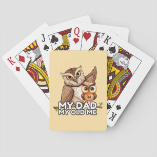 Poker Cards : Mein Vater Mein altes Ich (braun) Spielkarten