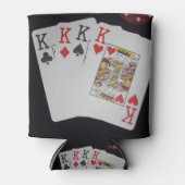 Poker Cards Quad Kings, Dosenkühler (Vorderseite)