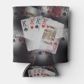 Poker Cards Quad Kings Pattern, Dosenkühler (Vorderseite)