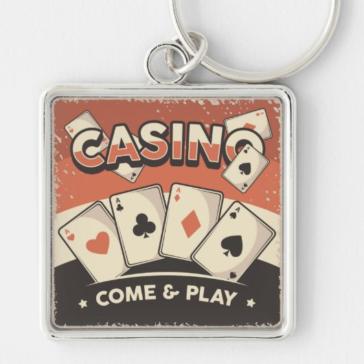 Poker Cards Schlüsselanhänger (Vorne)