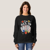 Poker Cards sind alle in Sweatshirt (Vorne ganz)