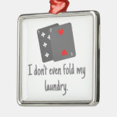 Poker Cards Spaß Novelty Ornament Aus Metall (Links)