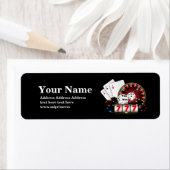 Poker, Casino, Erwachsene, Aufkleber für Rücksende (Insitu)