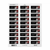 Poker, Casino, Erwachsene, Aufkleber für Rücksende (Vorne)