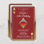 Poker Casino Lugano Einladung (Vorne/Hinten)