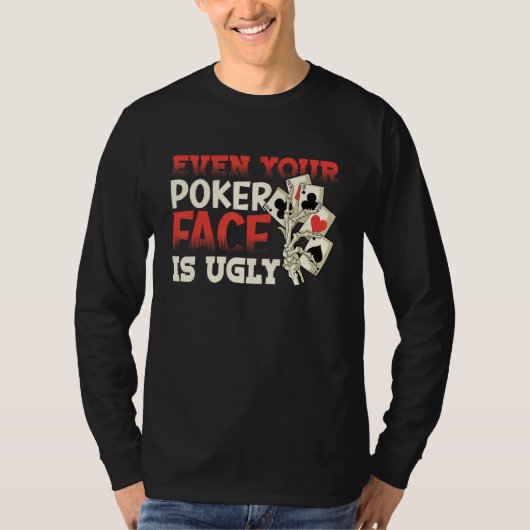 Poker Casino Poker Player Gambling Roulette Retire T-Shirt (Vorderseite)