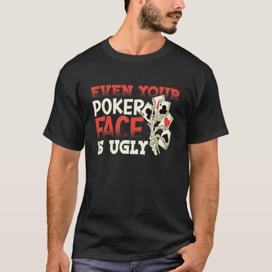 Poker Casino Poker Player Gambling Roulette Retire T-Shirt (Vorderseite)