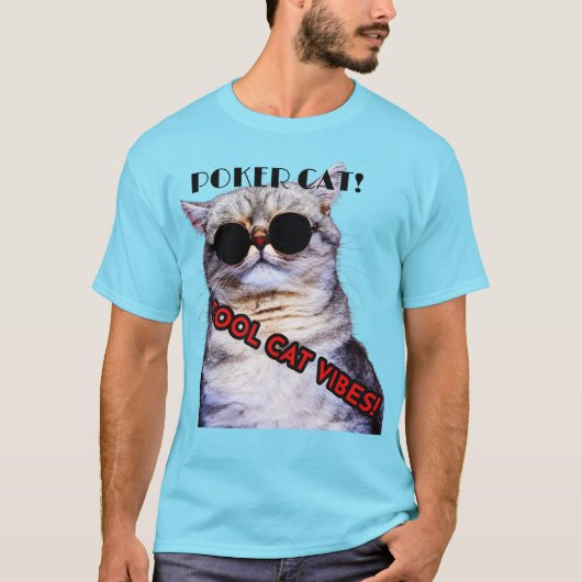 POKER Cat T - Shirt! T-Shirt (Vorderseite)