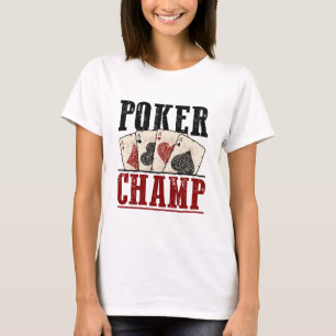 Poker Champ Spieler Turnier T-Shirt