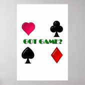POKER CHAMPION POSTER "GOT GAME" (Vorne)