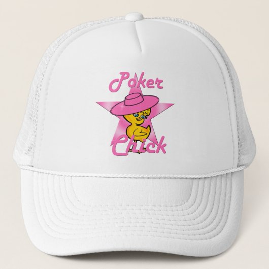 Poker Chick #8 Truckerkappe (Vorderseite)