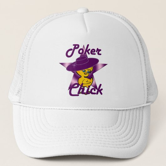 Poker Chick #9 Truckerkappe (Vorderseite)