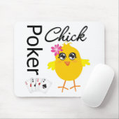 Poker Chick Mousepad (Mit Mouse)