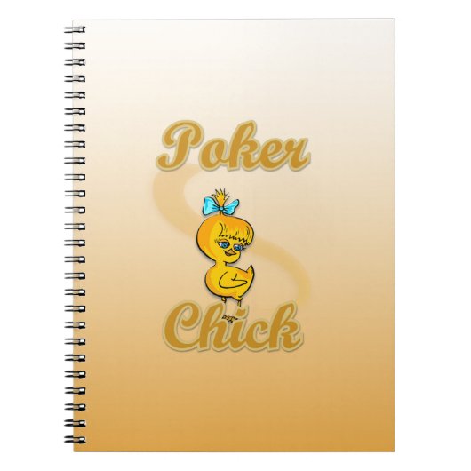 Poker Chick Notizblock (Vorderseite)
