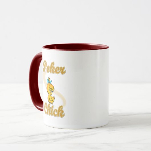 Poker Chick Tasse (Vorderseite Links)