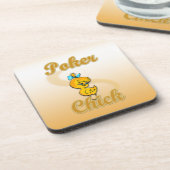 Poker Chick Untersetzer (Linke Seite)