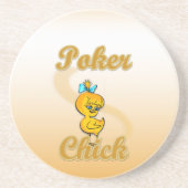 Poker Chick Untersetzer (Vorne)