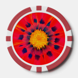 Poker-Chip ABSTRAKTE FLORA Pokerchips