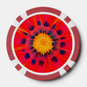 Poker-Chip ABSTRAKTE FLORA Pokerchips (Rückseite)