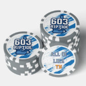 Poker-Chip "All in" Pokerchips (Stapel)