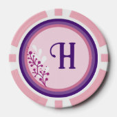 Poker Chip - Blütenblätter Fügen Sie Ihren ersten  (Vorderseite)