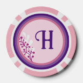 Poker Chip - Blütenblätter Fügen Sie Ihren ersten  (Rückseite)