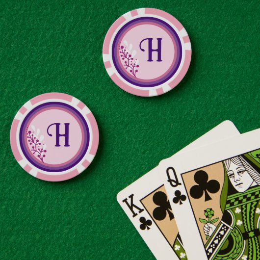 Poker Chip - Blütenblätter Fügen Sie Ihren ersten  (Pokertisch (doppelt))