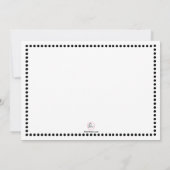 Poker Chip Casino Party Einladung (Rückseite)