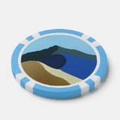 Poker Chip Farben Malerei am Tamalpais (Einzeln)