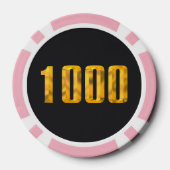 Poker-Chip für Boss 1000 Dollar Pokerchips (Rückseite)