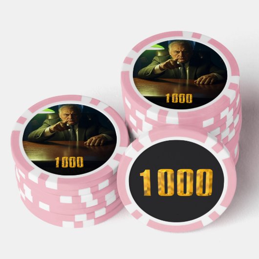 Poker-Chip für Boss 1000 Dollar Pokerchips (Stapel)