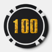 Poker-Chip für Boss 100 Dollar Pokerchips (Rückseite)