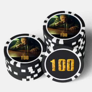 Poker-Chip für Boss 100 Dollar Pokerchips