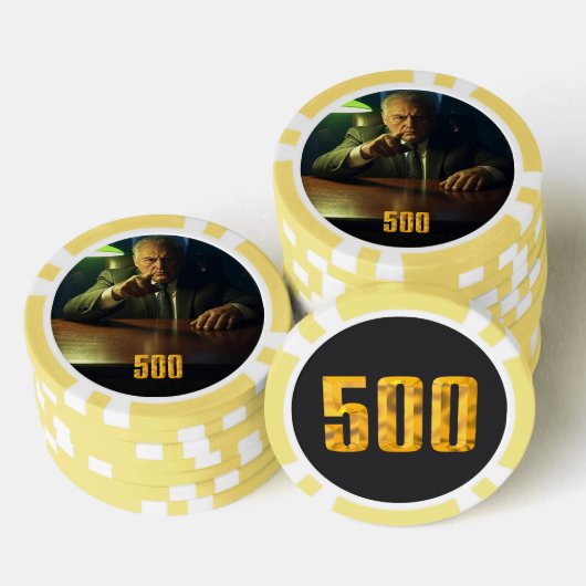 Poker-Chip für Boss 500 Dollar Pokerchips (Stapel)