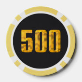 Poker-Chip für Boss 500 Dollar Pokerchips (Rückseite)