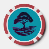 Poker-Chip für Country Club-Logos Pokerchips (Rückseite)