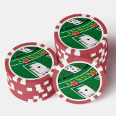 Poker-Chip für Schwarzen Jack Pokerchips (Stapel)