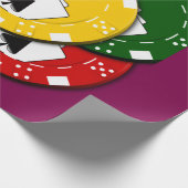 Poker-Chip Geschenkpapier (Ecke)