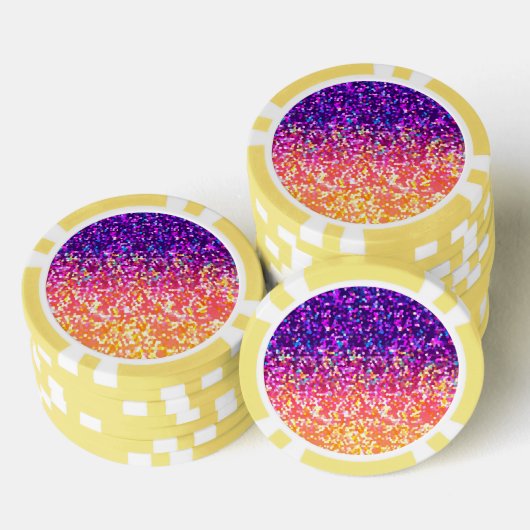 Poker Chip Glitzer Graphic (Stapel)