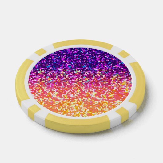 Poker Chip Glitzer Graphic (Einzeln)