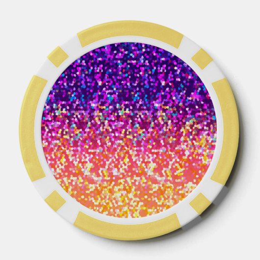 Poker Chip Glitzer Graphic (Rückseite)