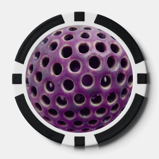 Poker-Chip lila Pokerchips (Vorderseite)