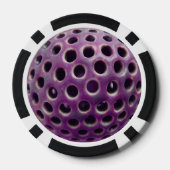 Poker-Chip lila Pokerchips (Rückseite)