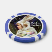 Poker Chip Lucky Sprichwort Rabbit Rabbit Rabbit!  (Einzeln)