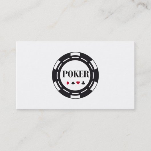 Poker Chip Magic Magician Karte Unterhaltung (Vorderseite)