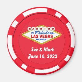 Poker Chip Magnet Verheiratet in Las Vegas 2022