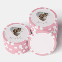 Poker-Chip mit individuellem Namen und Foto von Ma
