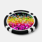 Poker Chip Mosaic Sparkley Texture (Einzeln)