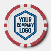Poker Chip Personalisiert Business Card (Vorderseite)